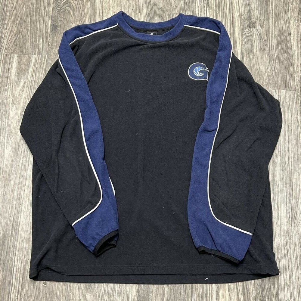 Men’s Georgetown Jordan Brand Crewneck Sweatshirt black/blue - Size XXL